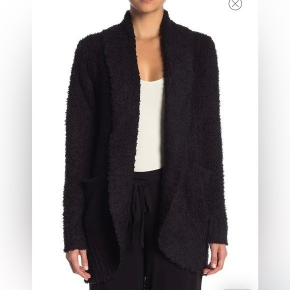 Nordstrom Honeydew Intimates Fuzzy Open Front Cardigan Sweater NWT - Picture 2 of 3